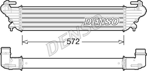 Denso DIT09114 - Intercooler, charger onlydrive.pro