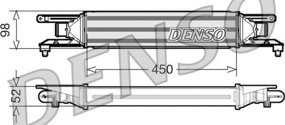 Denso DIT01001 - Интеркулер, теплообменник турбины onlydrive.pro