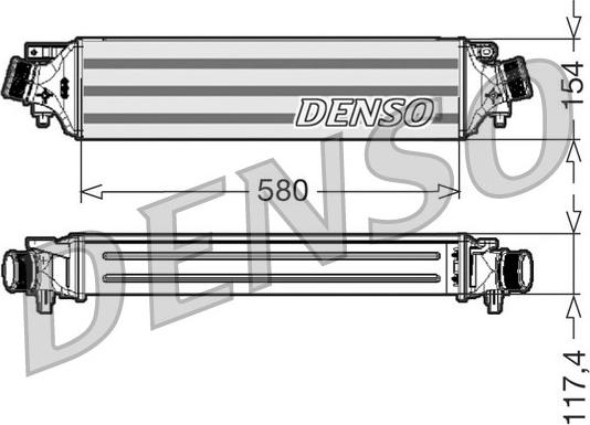 Denso DIT01002 - Intercooler, charger onlydrive.pro