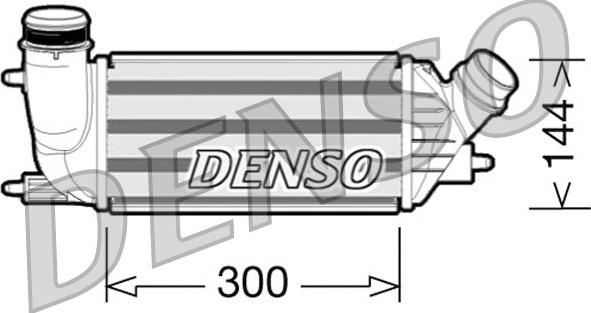 Denso DIT07001 - Intercooler, charger onlydrive.pro