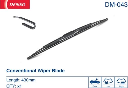 Denso DM-043 - Wiper Blade onlydrive.pro