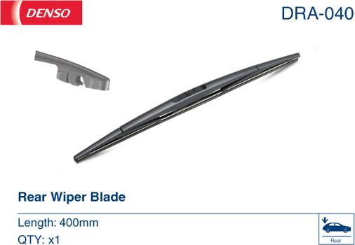 Denso DRA-040 - Wiper Blade onlydrive.pro