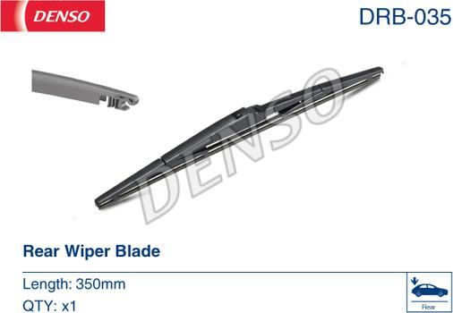 Denso DRB-035 - Stikla tīrītāja slotiņa onlydrive.pro