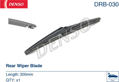 Denso DRB-030 - Stikla tīrītāja slotiņa onlydrive.pro