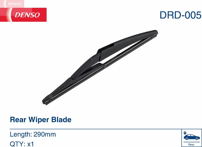 Denso DRD-005 - Klaasipuhastaja kumm onlydrive.pro