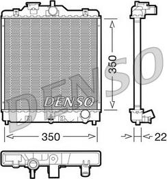 Denso DRM40003 - Радиатор, охлаждение двигателя onlydrive.pro