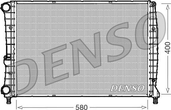 Denso DRM01002 - Radiator, engine cooling onlydrive.pro