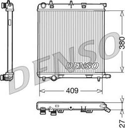 Denso DRM21026 - Radiator, engine cooling onlydrive.pro