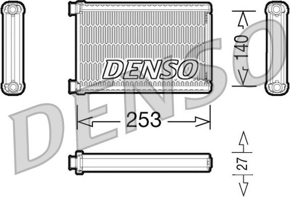 Denso DRR05005 - Теплообменник, отопление салона onlydrive.pro