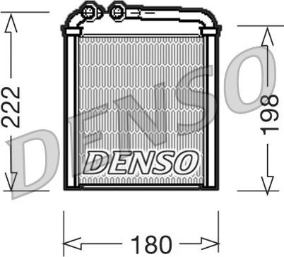 Denso DRR32005 - Soojusvaheti,salongiküte onlydrive.pro