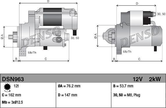 Denso DSN963 - Стартер onlydrive.pro