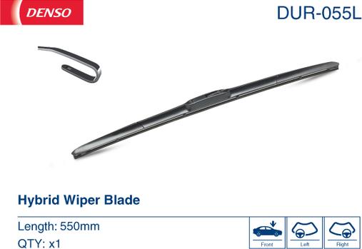 Denso DUR-055L - Klaasipuhastaja kumm onlydrive.pro