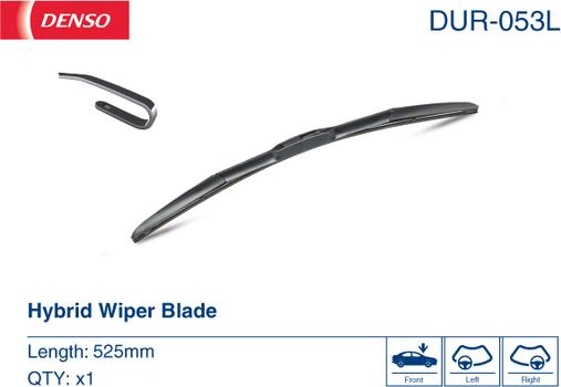 Denso DUR-053L - Klaasipuhastaja kumm onlydrive.pro