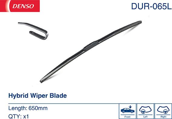 Denso DUR-065L - Wiper Blade onlydrive.pro