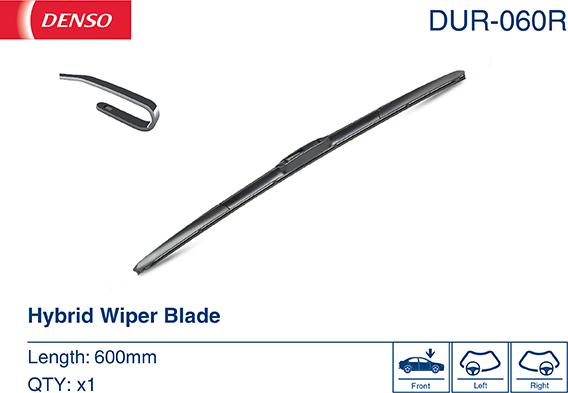 Denso DUR-060R - Wiper Blade onlydrive.pro