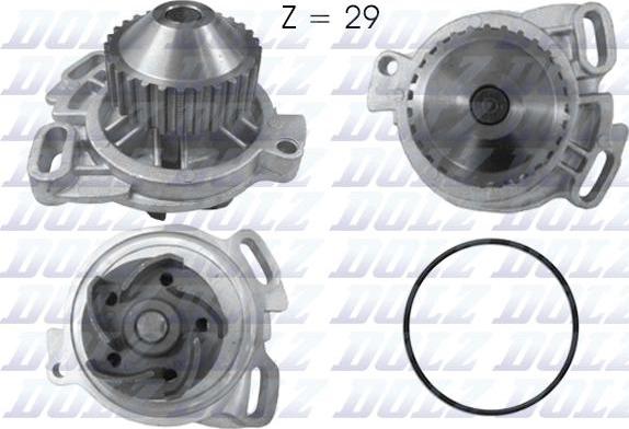 DOLZ A158 - Water Pump onlydrive.pro