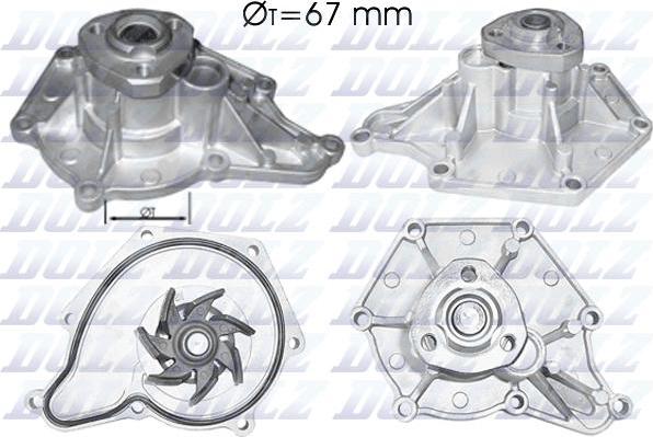 DOLZ A213 - Vesipumppu onlydrive.pro