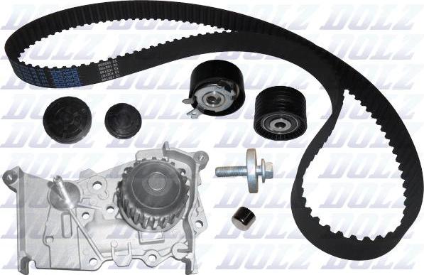 DOLZ KD046 - Water Pump & Timing Belt Set onlydrive.pro