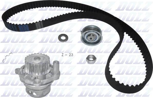 DOLZ KD063 - Water Pump & Timing Belt Set onlydrive.pro