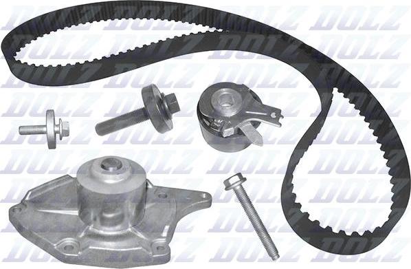 DOLZ KD004 - Water Pump & Timing Belt Set onlydrive.pro