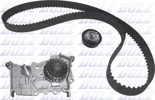 DOLZ KD085 - Water Pump & Timing Belt Set onlydrive.pro