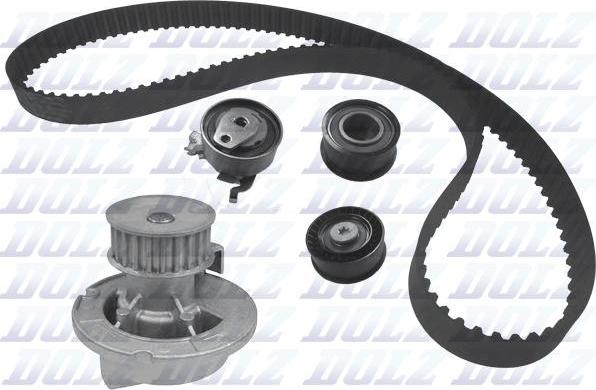 DOLZ KD075 - Water Pump & Timing Belt Set onlydrive.pro