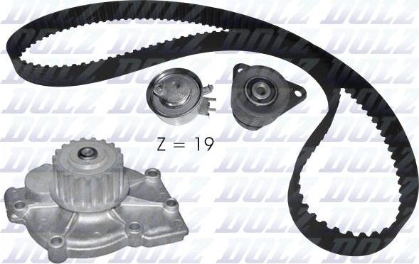 DOLZ KD115 - Water Pump & Timing Belt Set onlydrive.pro