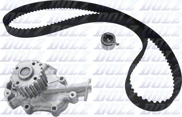 DOLZ KD138 - Water Pump & Timing Belt Set onlydrive.pro