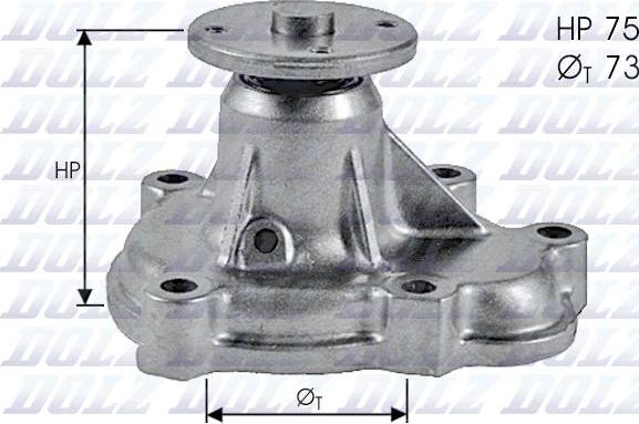 DOLZ O143 - Water Pump onlydrive.pro