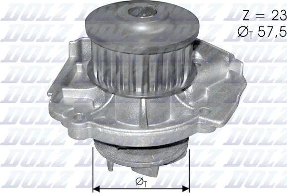 DOLZ S219 - Водяной насос onlydrive.pro