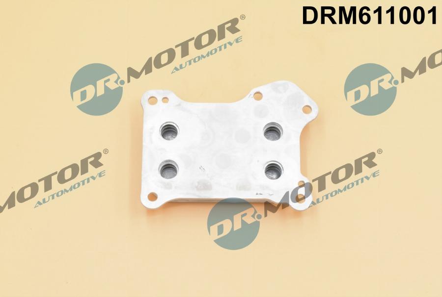 Dr.Motor Automotive DRM611001 - Oil Cooler, engine oil onlydrive.pro