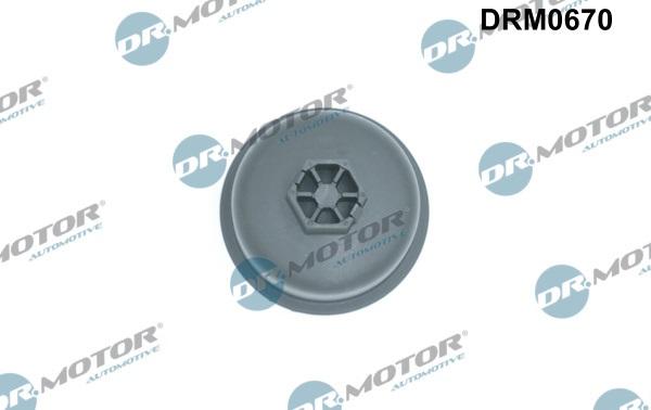Dr.Motor Automotive DRM0670 - Cap, oil filter housing onlydrive.pro
