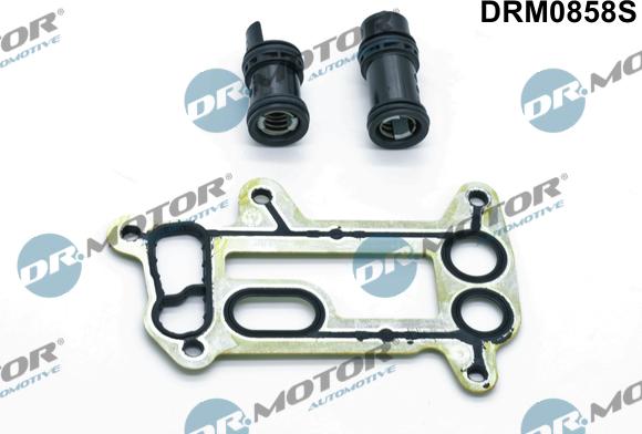 Dr.Motor Automotive DRM0858S - Blīvju komplekts, Eļļas radiators onlydrive.pro