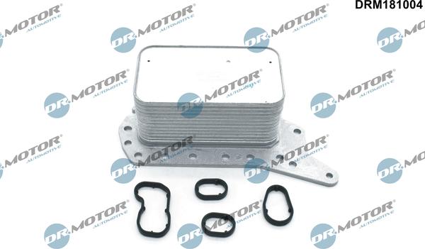 Dr.Motor Automotive DRM181004 - Oil Cooler, engine oil onlydrive.pro