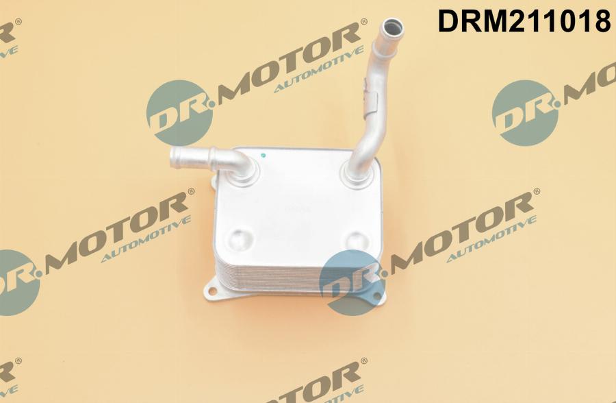 Dr.Motor Automotive DRM211018 - Oil Cooler, engine oil onlydrive.pro