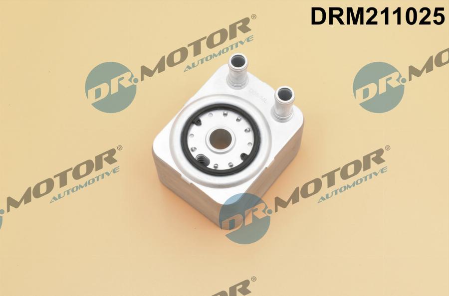 Dr.Motor Automotive DRM211025 - Oil Cooler, engine oil onlydrive.pro