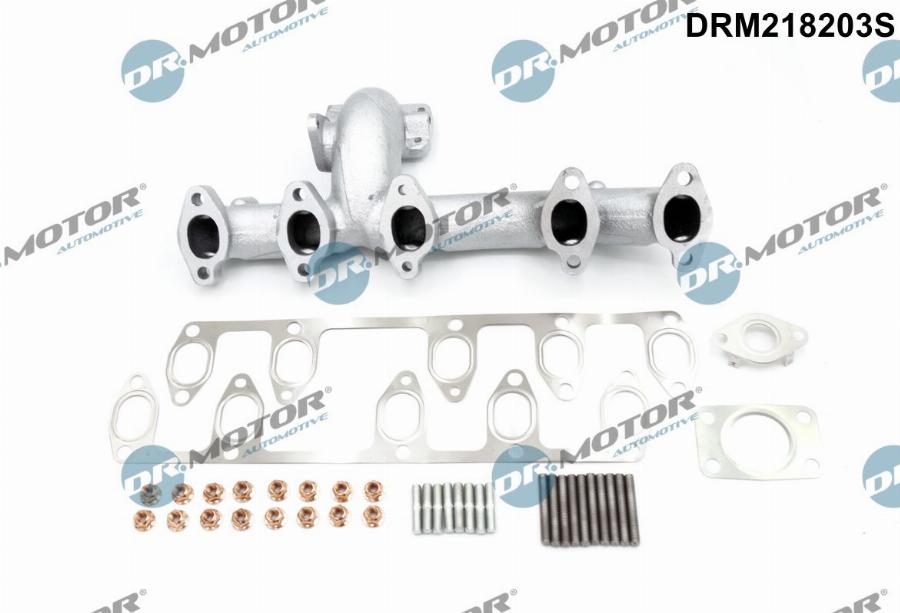 Dr.Motor Automotive DRM218203S - Kolektors, Izplūdes gāzu sistēma onlydrive.pro