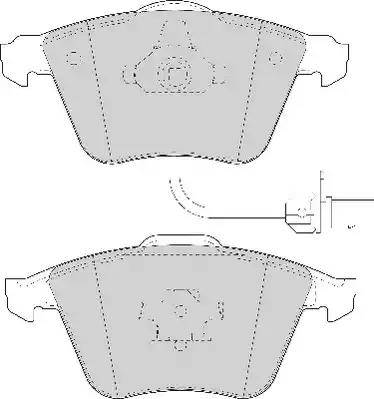 Skoda 8E0 698 151 AA - Brake Pad Set, disc brake onlydrive.pro