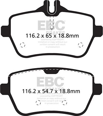 Mercedes-Benz A000 420 28 05 - Piduriklotsi komplekt,ketaspidur onlydrive.pro