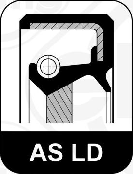 Elring 034.560 - Shaft Seal, crankshaft onlydrive.pro