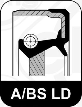 Elring 287.300 - Shaft Seal, crankshaft onlydrive.pro
