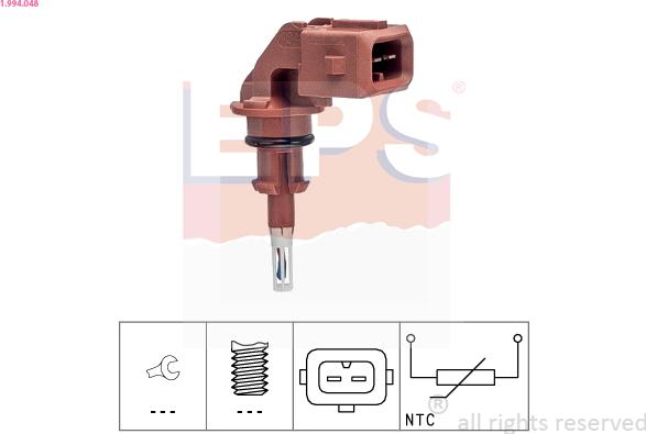 EPS 1.994.048 - Sensor, intake air temperature onlydrive.pro