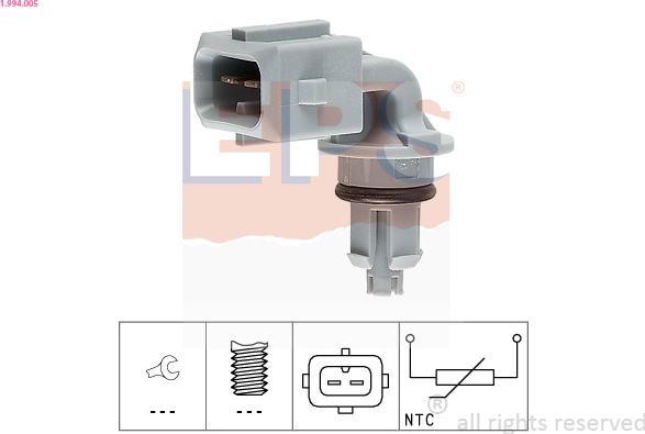 EPS 1.994.005 - Sensor, intake air temperature onlydrive.pro