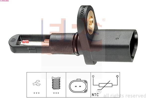 EPS 1.994.006 - Siuntimo blokas, įsiurbiamo oro temperatūra onlydrive.pro