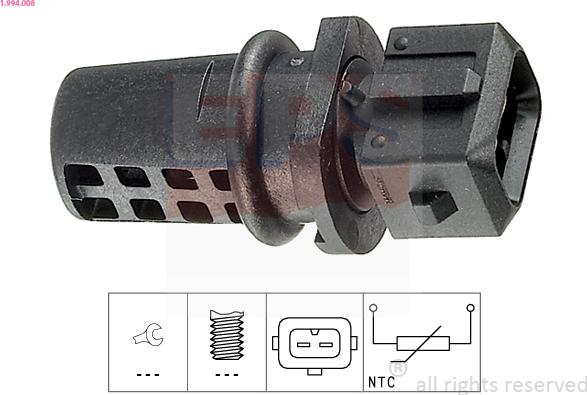 EPS 1.994.008 - Sensor, intake air temperature onlydrive.pro