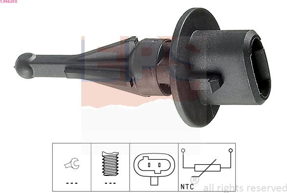 EPS 1.994.010 - Sensor, intake air temperature onlydrive.pro