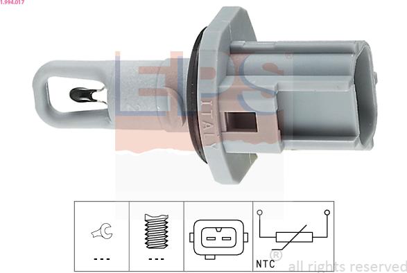 EPS 1.994.017 - Sensor, intake air temperature onlydrive.pro