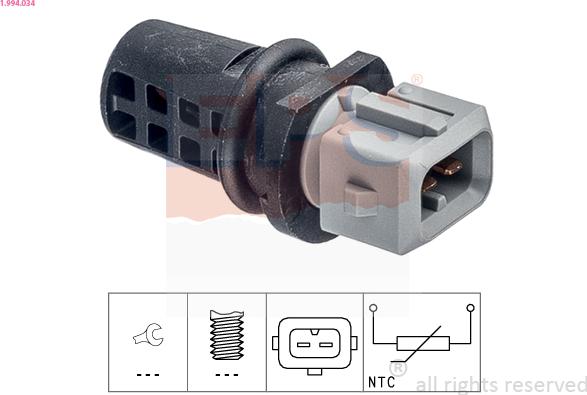 EPS 1.994.034 - Siuntimo blokas, įsiurbiamo oro temperatūra onlydrive.pro