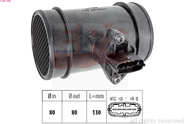 EPS 1.991.495 - Air Mass Sensor onlydrive.pro