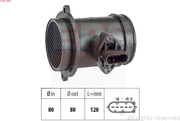 EPS 1.991.443 - Air Mass Sensor onlydrive.pro